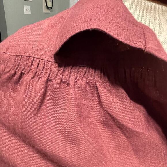 VTG Kay Windsor Belted Midi Dress Size 12 Union Made Collared Vintage - Picture 6 of 7